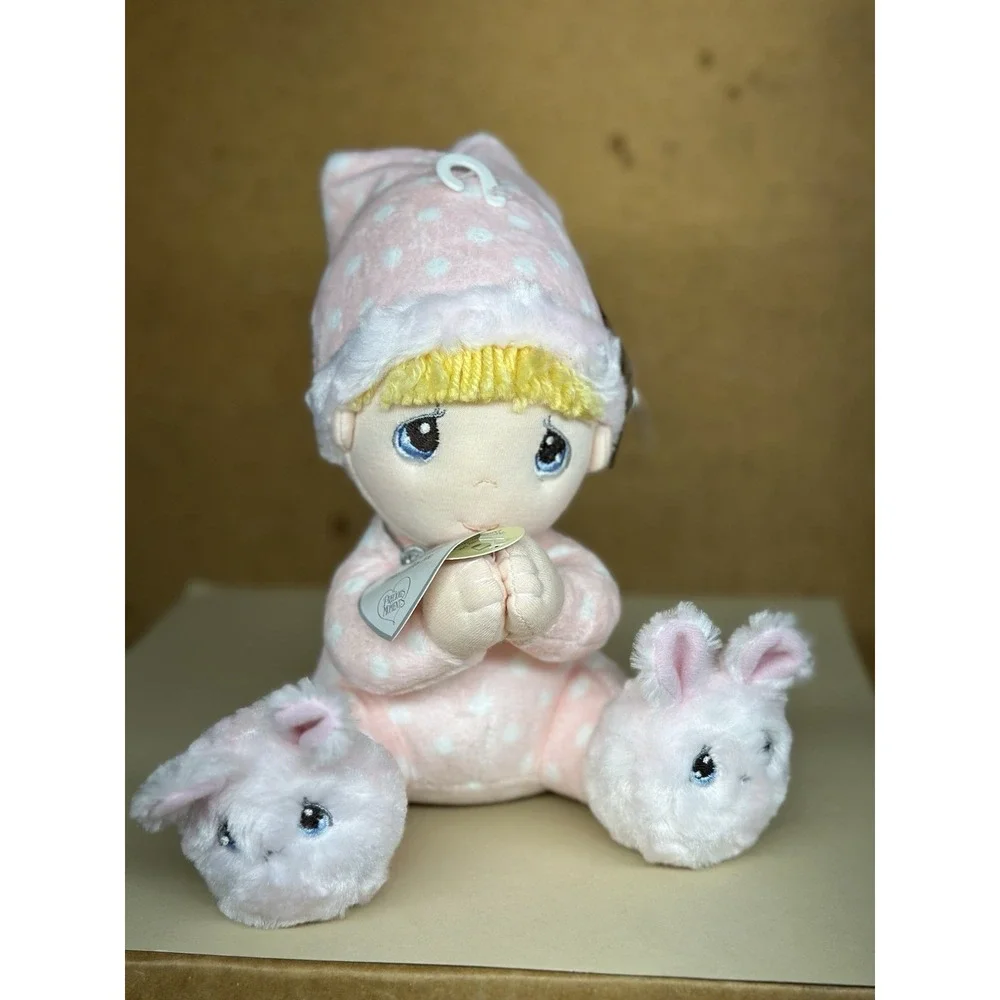 Precious Moments Talking Plush Doll PRAYER GIRL Jesus Loves Me New w/ Tags